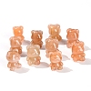 Natural Peach Moonstone Carved Bear Beads PW-WG3BA8C-01-1