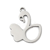 201 Stainless Steel Pendants STAS-F316-32C-P-1