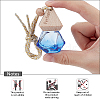 Empty Fragrance Oil Aromatic Perfume Oil Glass Pendant Decorations HJEW-PH0001-22-6
