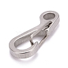 Non-Tarnish 202 Stainless Steel Key Clasps STAS-F268-01P-2