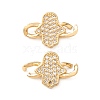 Brass Micro Pave Cubic Zirconia Connector Charms LS-CU-CJC6430-01G-1