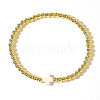 Brass Round Beaded Bracelets for Women SB9067-15-1