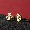 Stainless Steel Stud Earrings PW-WG95520-09-1