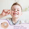Round Printed Wood Baby Tooth Keepsake Cases with Lids CON-WH0099-75D-5