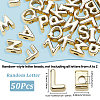50Pcs UV Plating Acrylic Beads MACR-SP0002-27B-2
