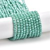 Electroplate Opaque Glass Beads Strands LS-EGLA-A035-P3mm-A14-1