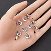 Tibetan Style Alloy Charms TIBE-YW0001-42-5