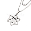 Stainless Steel Pendants Necklaces NJEW-U003-01G-P-1