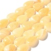 Natural Yellow Jade Beads Strands G-I377-A04-2