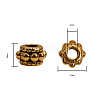 Tibetan Style Alloy Spacer Beads TIBEB-CJ0001-09-NR-2