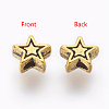 Tibetan Style Alloy Beads LS-TIBEB-01-AG-NR-2