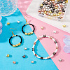 100Pcs 5 Colors Electroplate Glass Beads EGLA-TA0013-53-7