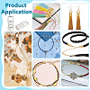 50Pcs Brass Cord Ends KK-PH0012-88B-5