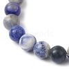 Natural Sodalite Beads Stretch Braclets for Women Men BJEW-JB11453-4