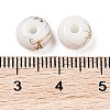 Opaque Spray Painted Glass Beads X1-GLAA-G118-01J-3