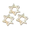 Natural White Shell Star of David Multi-Strand Links SSHEL-N038-04B-1