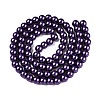 Baking Painted Glass Pearl Bead Strands HY-Q003-3mm-20-2