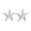 304 Stainless Steel Starfish Stud Earrings EJEW-K295-16P-1