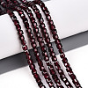 Natural Garnet Beads Strands G-T141-58-1