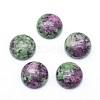 Natural Ruby in Zoisite Cabochons G-P393-R34-12mm-1