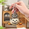 Halloween Pumpkin Acrylic Pendant Decorations PW-WG194E8-01-2