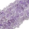 Natural Amethyst Beads Strands G-G0003-B45-1