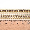 Iron Rhinestone Cup Chains CH-T006-04G-05-3