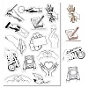 Custom PVC Plastic Clear Stamps DIY-WH0439-0033-1