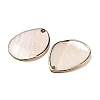 Natural Freshwater Shell Pendants BSHE-G034-15-2
