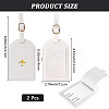PVC Luggage Tags AJEW-CL0005-08B-2