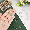 100Pcs 2 Colors 304 Stainless Steel Leverback Earring Findings STAS-BBC0001-56-3