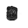 Natural Obsidian Carved Big Pendants PW-WG37954-06-1