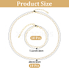 20Pcs Brass Cable Chain Bracelets & Necklaces Sets for Women SJEW-BM0001-03-2