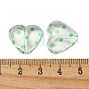 Transparent Printed Acrylic Beads OACR-H124-03D-3