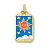 Alloy Enamel Pendants ENAM-D042-01D-1