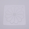 Matte PP Plastic Drawing Scale Template DIY-WH0210-46-1