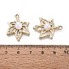 Alloy with ABS Imitation Pearl & Crystal Rhinestone & Acrylic Pendants PALLOY-Q466-04G-01-3