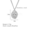 Non-Tarnish 304 Stainless Steel Pendant Necklaces QZ6999-4-1