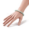 Dyed Natural Selenite Beaded Stretch Bracelet Sets BJEW-JB09200-3