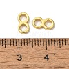 Rack Plating Brass Connector Charms KK-F873-33G-2