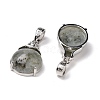 Natural Labradorite Pendants G-M385-05P-B-3