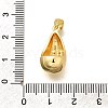 Rack Plating Brass Micro Pave Cubic Zirconia Pendants KK-L226-102G-H-3