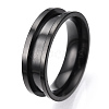 201 Stainless Steel Grooved Finger Ring Settings RJEW-TAC0017-6mm-01B-2