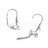 Tarnish Resistant 304 Stainless Steel Leverback Earring Findings STAS-E007-2-1