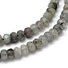 Natural Labradorite Rondelle Bead Strands G-O095-05-B-2