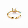 Brass Enamel Cuff Rings RJEW-T016-32I-NF-2