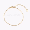 Brass Ball Chain Bracelets BJEW-JB06025-1