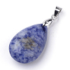Natural Blue Spot Jasper Pendants G-S243-15-1