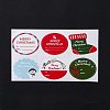 Christmas Mixed Shapes with Word Merry Christmas Writable Stickers DIY-G061-14-3