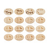 Basswood Milestone Cards WOOD-TA0001-41B-17